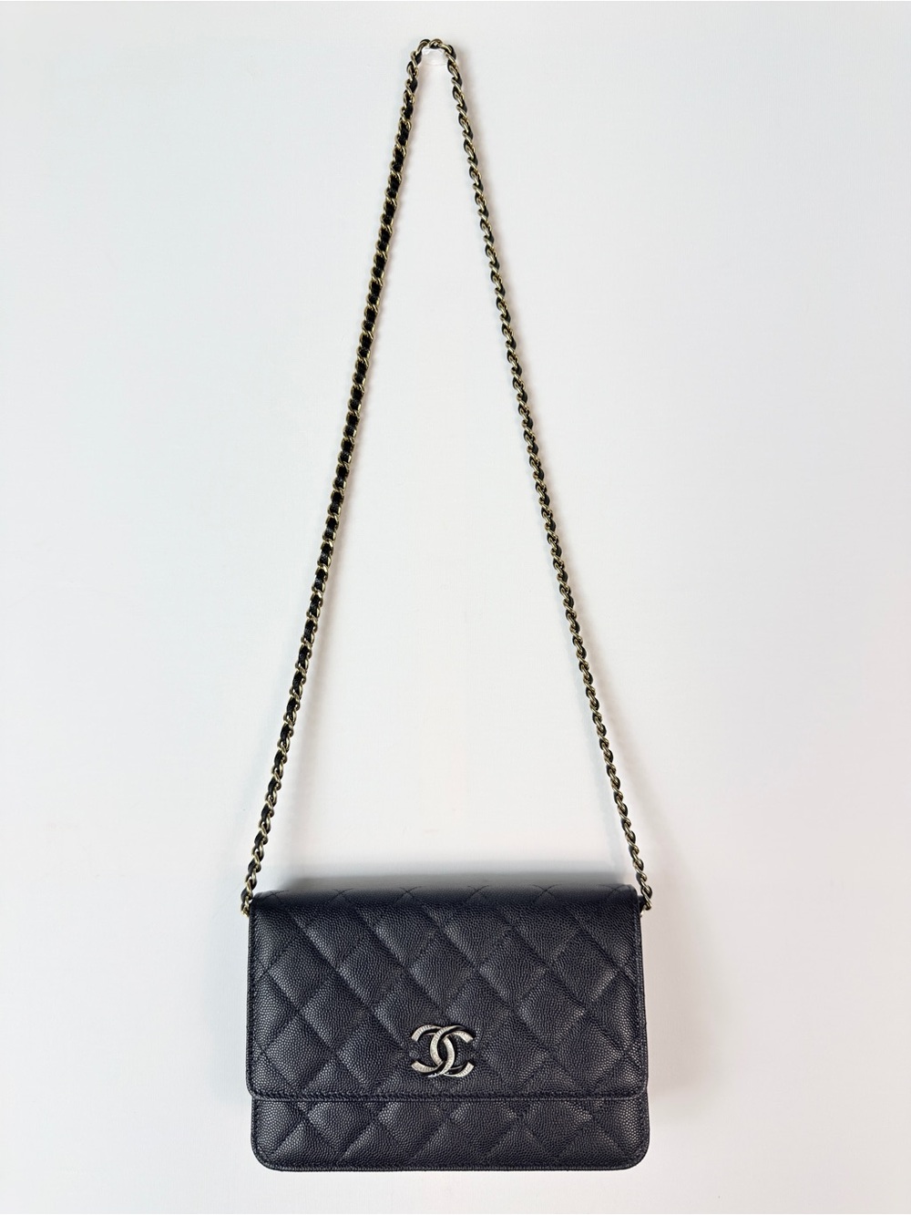 The Chanel Caviar Wallet On Chain
